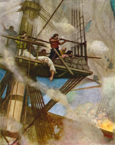 フォアトップの戦い 作： Newell Convers Wyeth